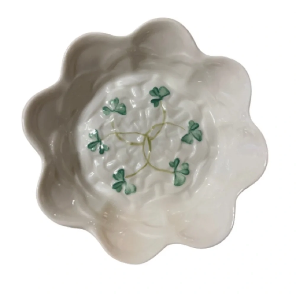 Belleek Classic Shamrock Sweet Dish